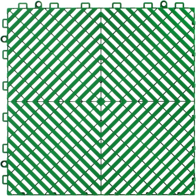 VEVOR Interlocking Drainage Mat, 12” x 12” Splicing Drainage Mats, Non-Slip - Image 4
