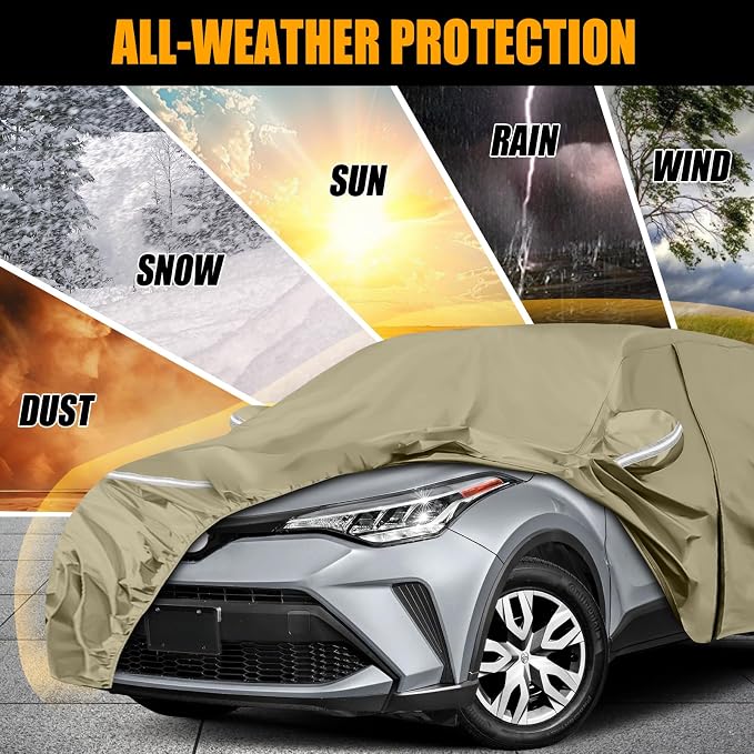 Waterproof Car Covers Replace for 2018-2025 Toyota C-HR, Windproof Bands for - Image 5