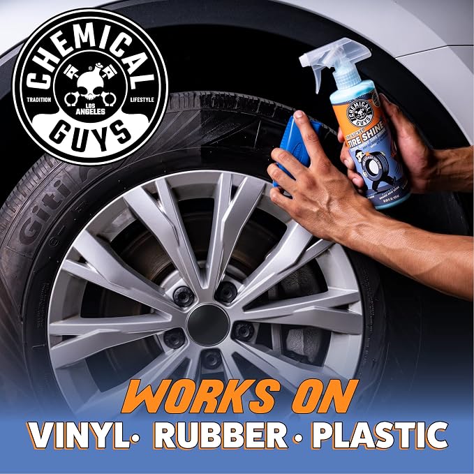 Chemical Guys Tire Kicker Sprayable Extra Glossy Tire Shine Safe - Image 8