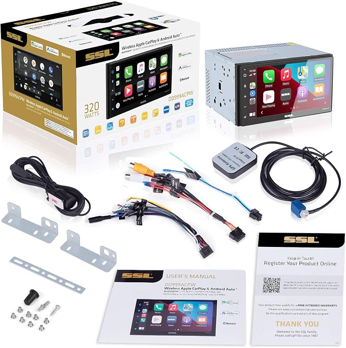 Sound Storm Laboratories DD999ACPW Wireless Apple CarPlay Android Auto Car - Image 7
