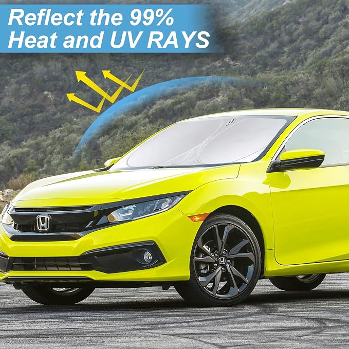 Custom Fit Civic Windshield Sunshade - Image 2