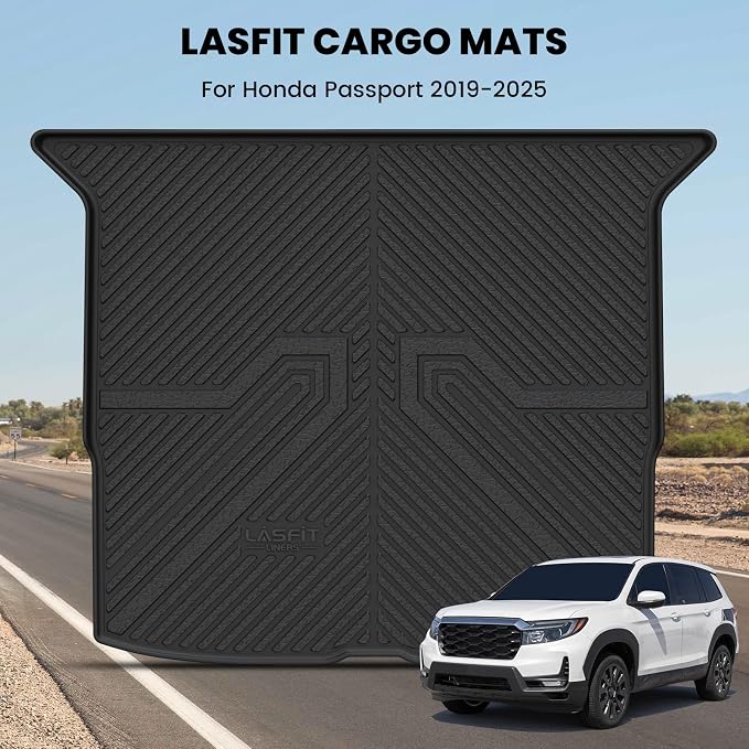 LASFIT Trunk Mat for Honda Passport 2019 2020 2021 2022 2023 2024 2025 - Image 2