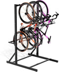 Freestanding Bike Rack for Garage Stroage, 300 Lbs 5 Bikes Storage Rack Steel by HIMcup