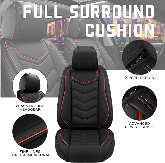 Car Seat Covers for Chrysler Pacifica 2004-2025, Stylish Sport Seat Cover - Image 2