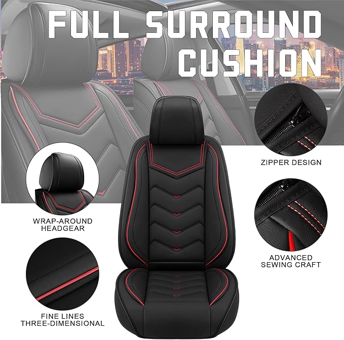 Car Seat Covers for Chrysler Pacifica 2004-2025, Stylish Sport Seat Cover - Image 2