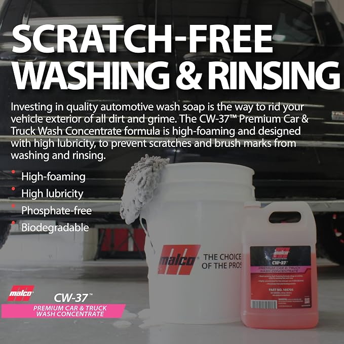 Malco CW-37 Premium Car Wash Concentrate - Image 6