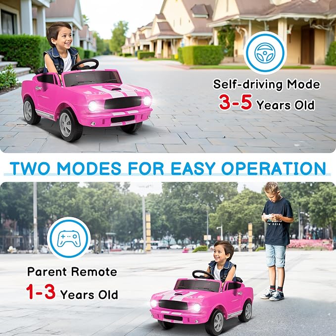 Winado 12V Licensed Shelby Electric Car - Image 3