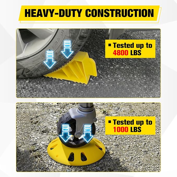 Nilight Trailer Wheel Chocks and Wheel Dock Kit - Image 5