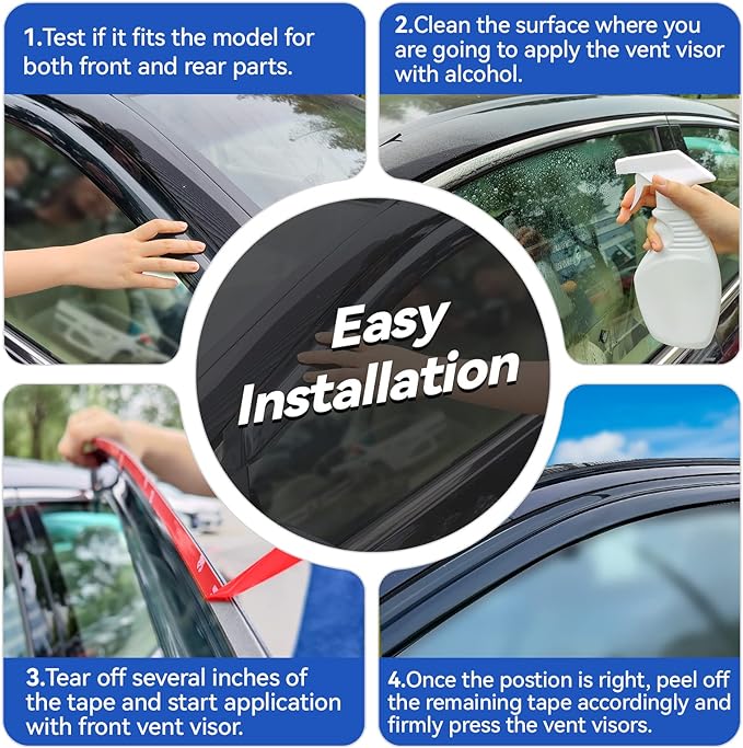 in-Channel Window Visors Rain Guards - Image 5