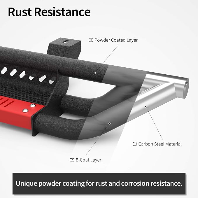 OEDRO 6 inch Running Boards, Drop Side Steps Compatible - Image 4