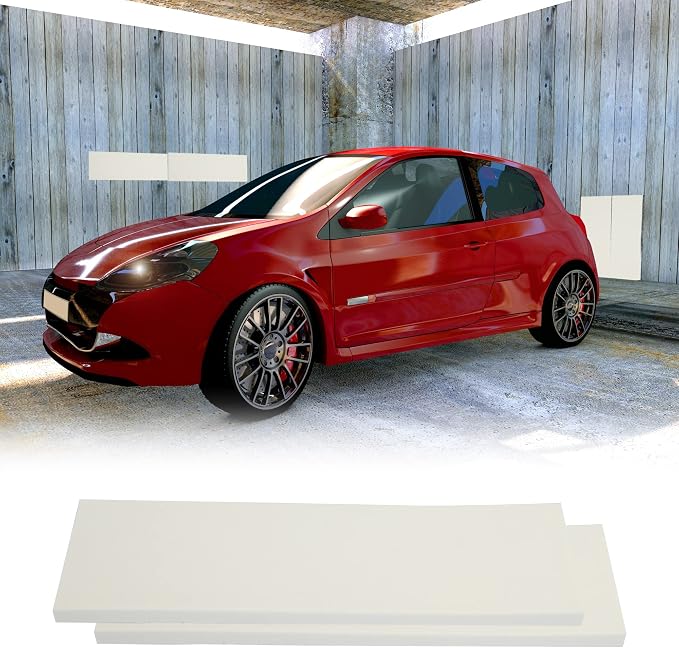 X AUTOHAUX 400x120x15mm 2pcs Car Garage Wall Guard Door Bumper Protector Anti - Image 2