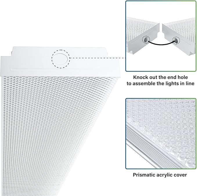 ANTLUX 4FT LED Wraparound 40W Shop Lights - Image 2