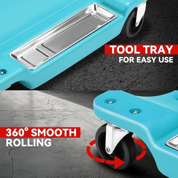 Auto Dynasty 40 Inches Mechanic Creeper, Automotive Garage Repair Low Profile - Image 4