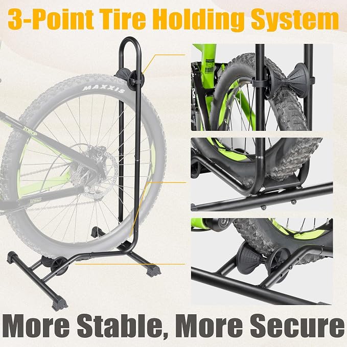 CyclingDeal Bike Floor Stand Parking Rack - Image 3