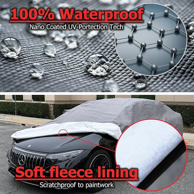 All Weather Waterproof car Cover Good - Image 4