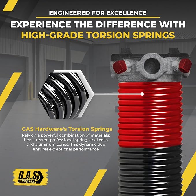 Garage Door Torsion Spring 225x1.75x29 Includes 1” Steel Bearing, Non-Slip - Image 6