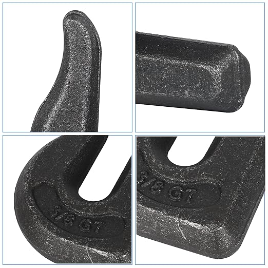 3/8 inch Weld On Grab Hooks, G70 Tractor Bucket Hooks Great - Image 3