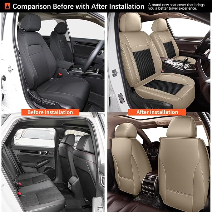 2 Front Seat Covers Fit for Toyota Camry 2012-2023 2024 2025: Car Seat Covers - Image 6