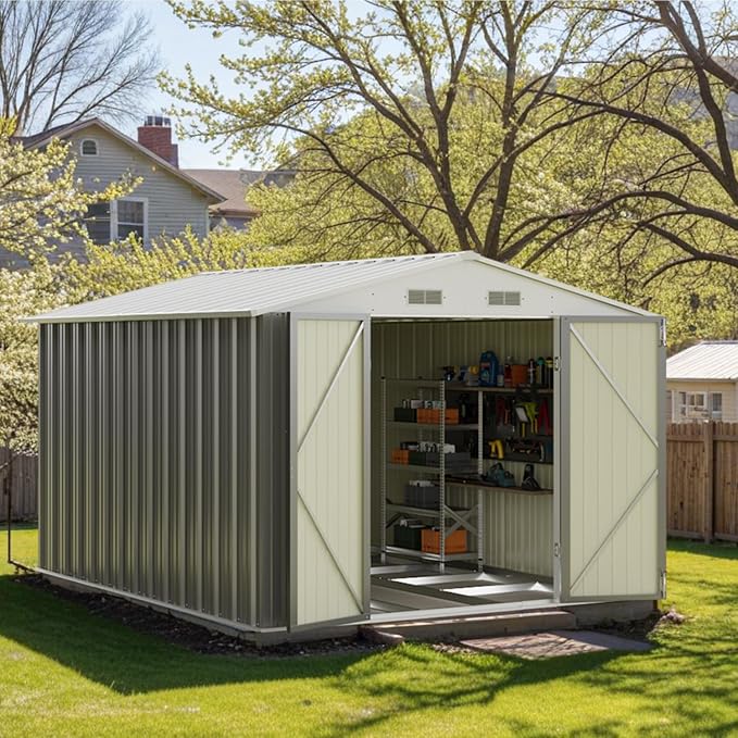 Patiowell 8x10 FT Outdoor Storage Shed by Patiowell