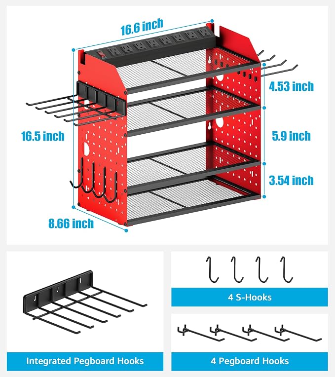 CCCEI Modular Desk Power Tools Organizer - Image 6