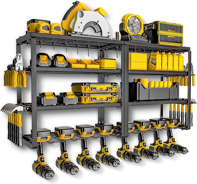Power Tool Organizer, 15 Min Quick Assembly & Max 420lbs load by Heavy Duty by Spampur