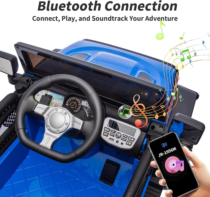 4WD Kids Ride on Car Truck, 12V 7Ah Kids Electric Vehicles Car Ride on Toy - Image 5