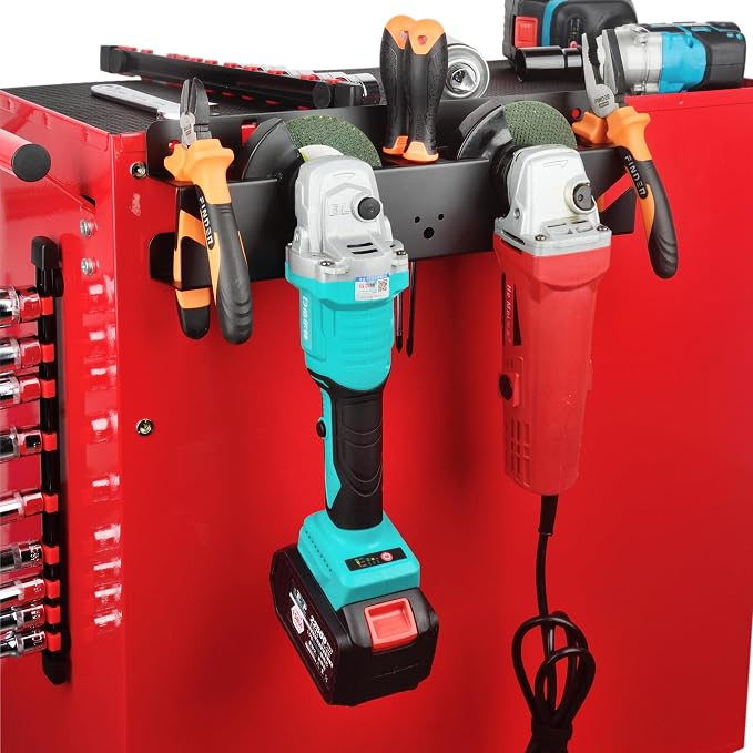 ULIBERMAGNET Angle Grinder Holder, Solid Steel Utility Storage Rack, Heavy Duty by ULIBERMAGNET
