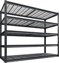 REIBII 78" H Garage Shelving Heavy Duty Load 3000LBS, Adjustable Storage Shelves by REIBII