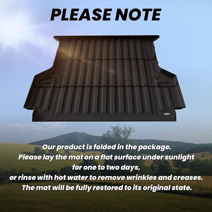 LASFIT Truck Bed Mat for Ford Ranger 2025 2024 All Weather Protector TPE Car - Image 5