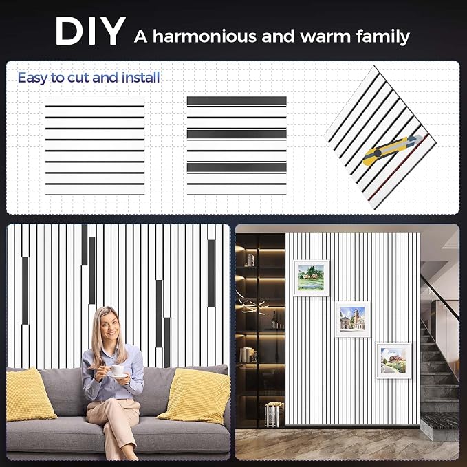 8 Pack 2-Layer Large Soundproof Wall Panels, 15.7 x 15.7 x 0.43 in Sound Proof - Image 4