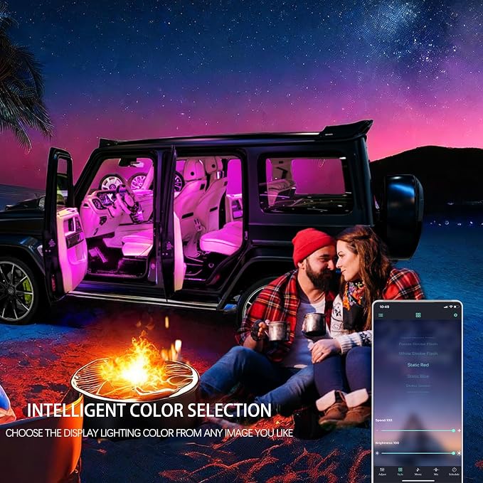 Smart USB Interior Car LED Strip Light - Image 6
