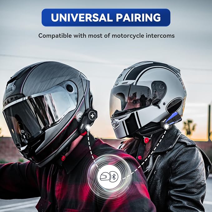 LEXIN G2P Motorcycle Helmet Bluetooth Headset, Group Intercom Communication - Image 7