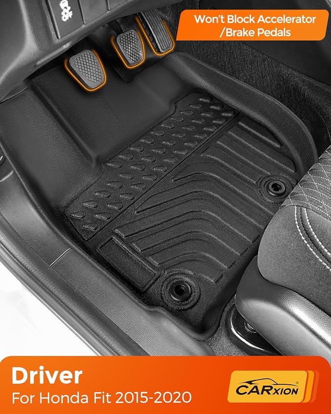 Car Floor Mats for Honda Fit : 2015-2020 Cargo Trunk Liner, Accessories All - Image 4