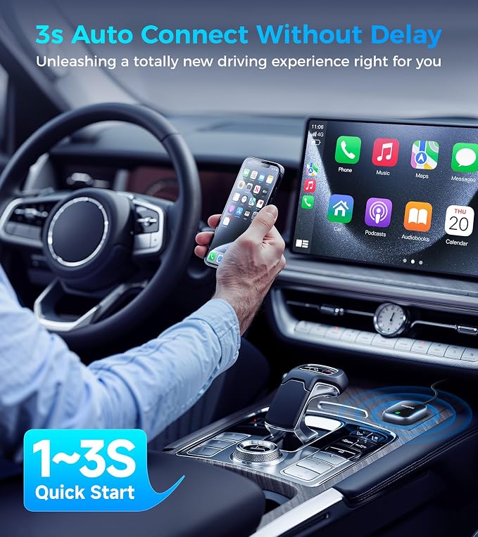 2025 Upgraded Wireless CarPlay Adapter - Image 4