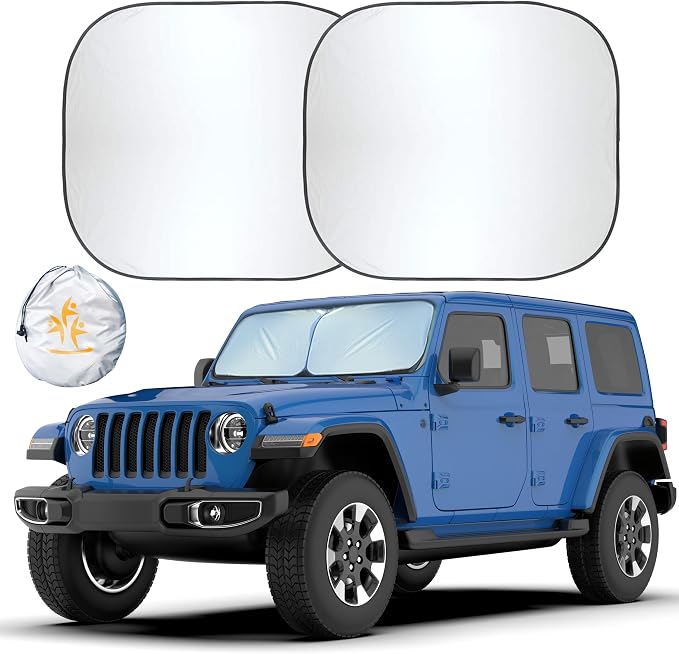 EcoNour 2-Piece Windshield Sun Shade by EcoNour