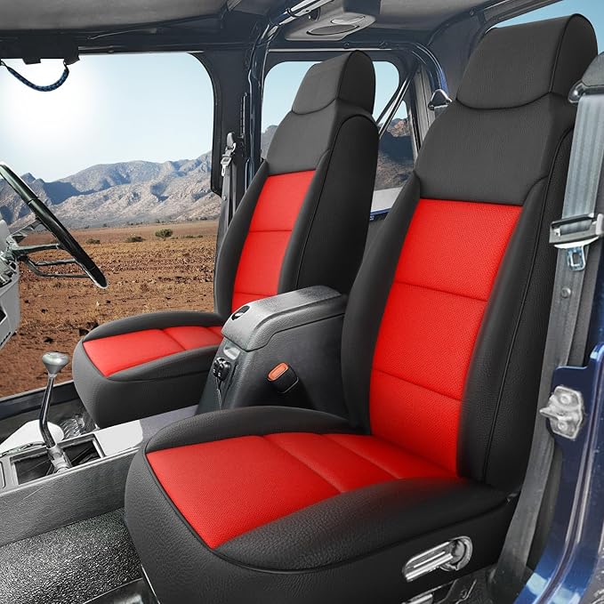 GIANT PANDA Full Set Car Seat Covers Customized Jeep Wrangler TJ Rubicon Sahara by GIANTPANDA
