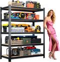 2500LBS Garage Shelving Heavy Duty 35.4"W Storage Shelves 5 Tier Heavy Duty by KILISTEELS