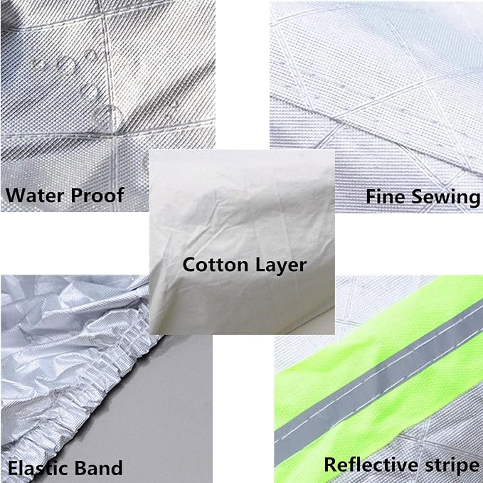 Sojoy Car Covers All Weather Waterproof Car Covers Soft Aluminum Car Cover - Image 7