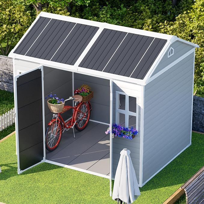 8x6 Shed Plastic Outdoor Storage - Image 2