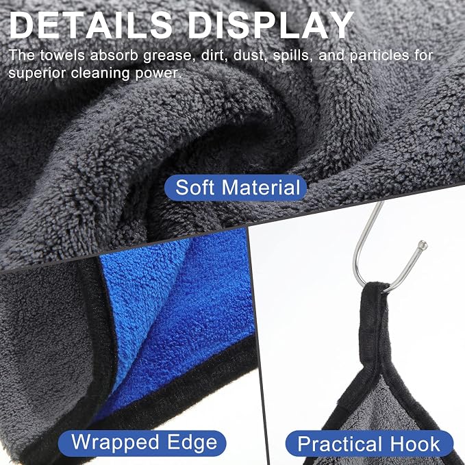 Nuenen 20 Count Microfiber Cleaning Towels - Image 3