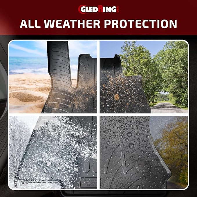 Gledring USA Custom Fit All-Weather Rubber Floor Mats Intended - Image 4