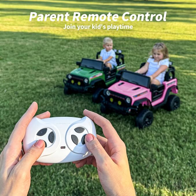 4WD Kids Ride on Car Truck, 12V 7Ah Kids Electric Vehicles Car Ride on Toy - Image 3