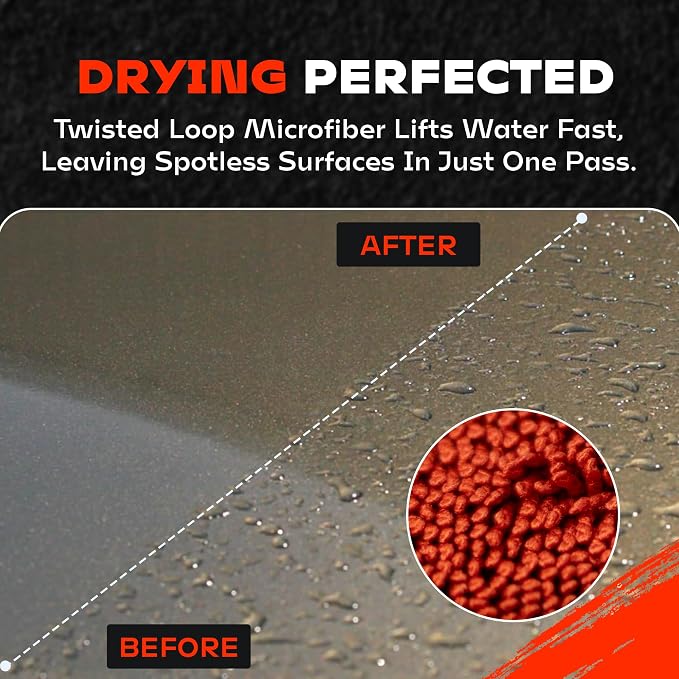 Redline XL Car Drying Towel - Image 3