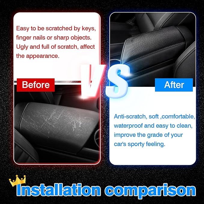 Autorder Center Console Cover for Hyundai Elantra 2021-2025 2026 Accessories - Image 6