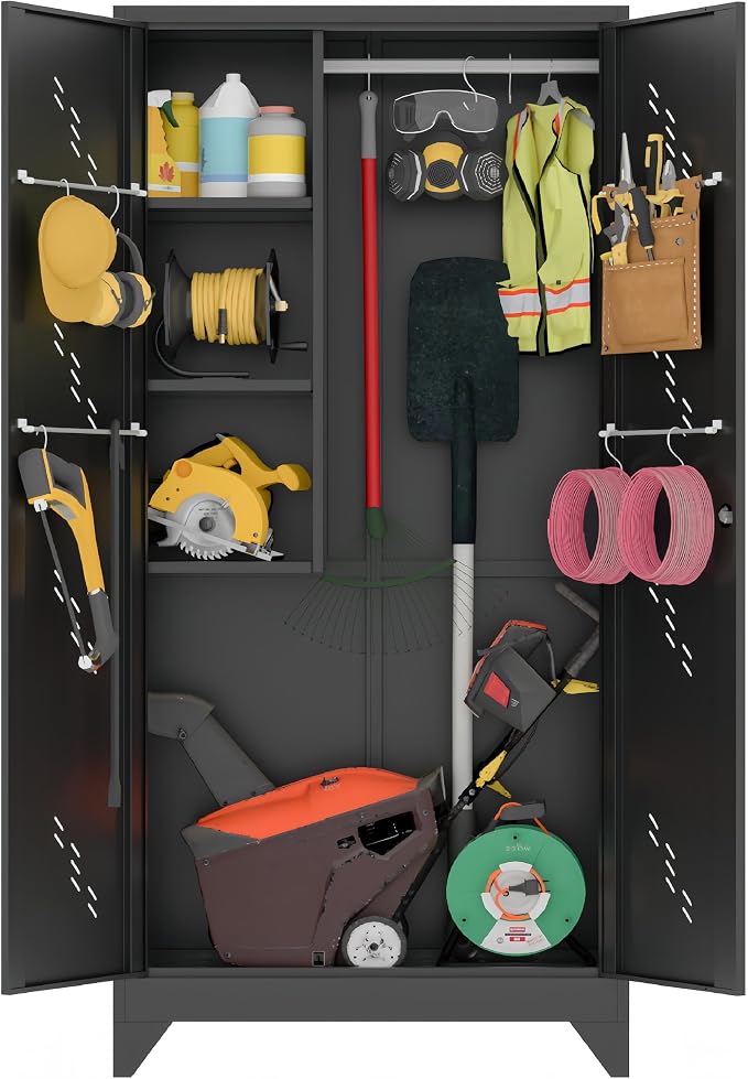 75" Metal Storage Cabinet, Tool Cabinets by VASAAOSD