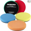 WORKPRO 7.5 Inch Buffing Sponge Pads, Cutting Polishing Pad Kit by WORKPRO