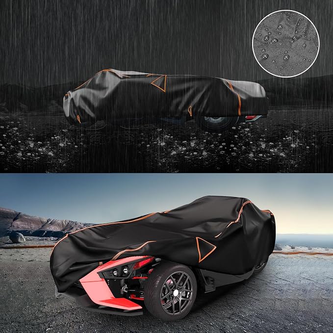 Full Cover for Polaris Slingshot Heavy Duty Premium Oxford Cover Windshield - Image 4