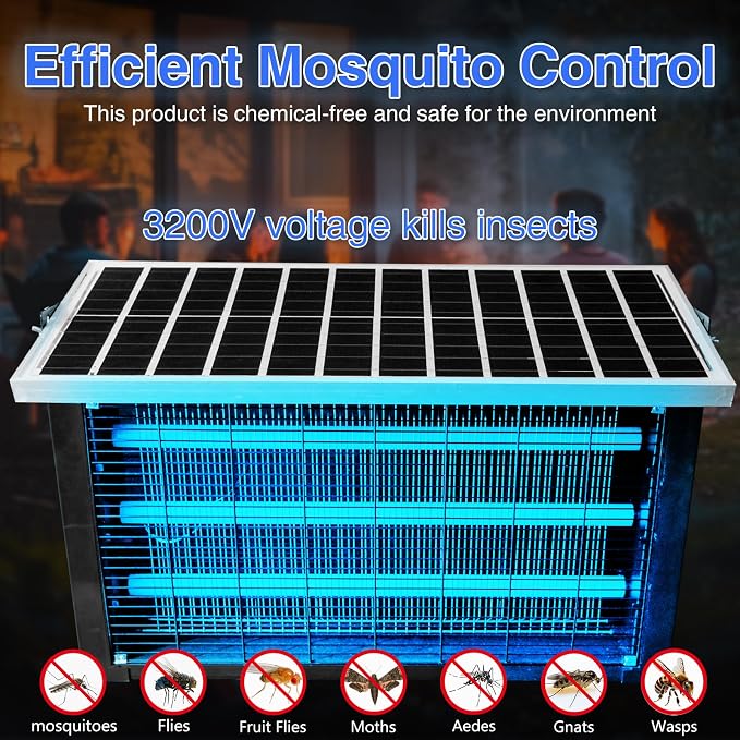 Super Large Solar Bug Zapper Outdoor - Image 2