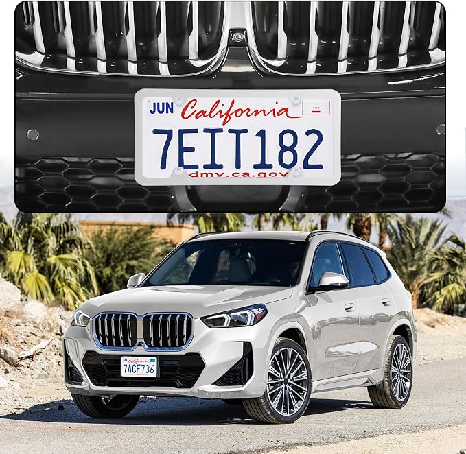 LivTee 4 Holes Stainless Steel License Plate Frames, Automotive Exterior - Image 2