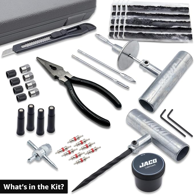 JACO TRX-50 Heavy Duty Tire Repair Kit | Universal Tire Plug Kit - Image 5